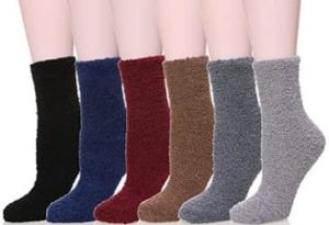 MQELONG Womens Super Soft Home Sleeping Socks