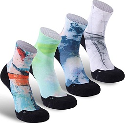 NIcool Men's Anti-Blister Cushioned Ankle Socks